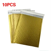 10pc 18x23cm gold poly bubble mailers padded envelopes self seal bubble envelope shipping envelopes christmas package gift bags