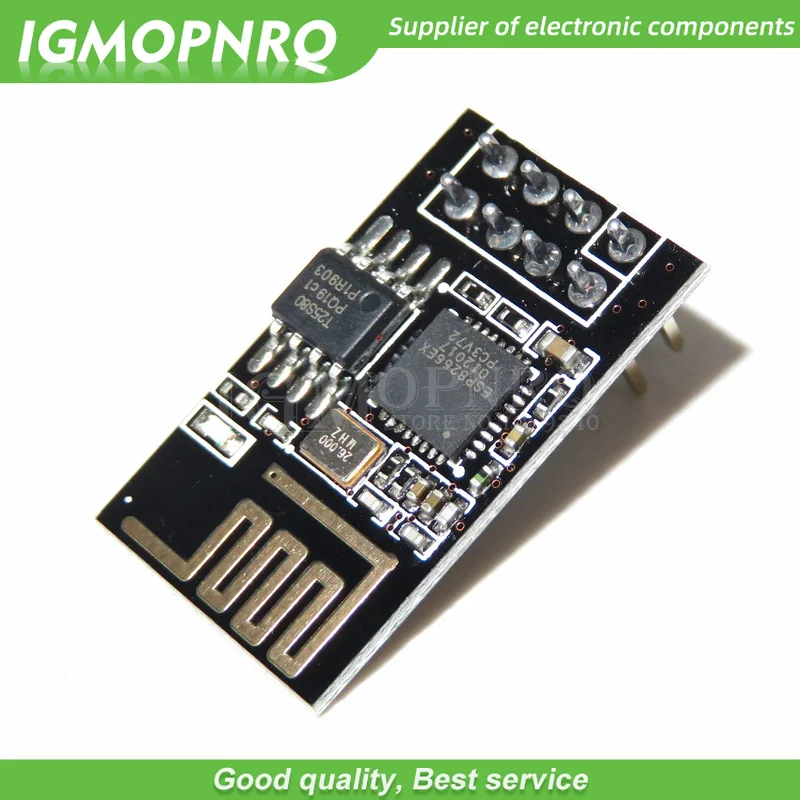 Фото 1 шт., улучшенная версия Φ ESP8266, последовательный беспроводной модуль Wi-Fi, беспроводной трансивер ESP01 №1