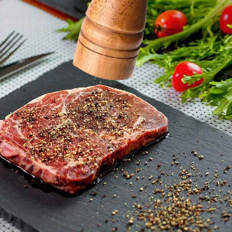 1 шт древесины дуба соль и перец мельница для специй Мясорубка ручной мельницы