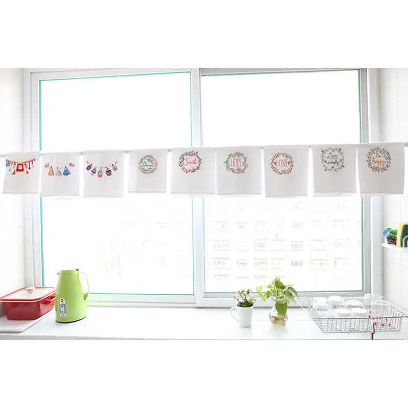 Новая популярная вышивка Свадебная салфетка впитывающий хлопковый лаконичный