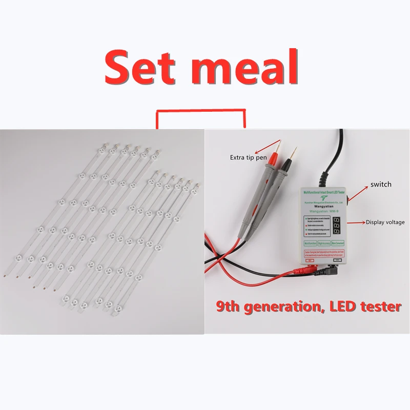 original 12 PCS(3*R1 3*L1 3*R2 3*L2) LED Backlights for 6916L-1273A 6916L-1241A 6916L-1276A 6916L-1272A LG 50LN5400 100%NEW |