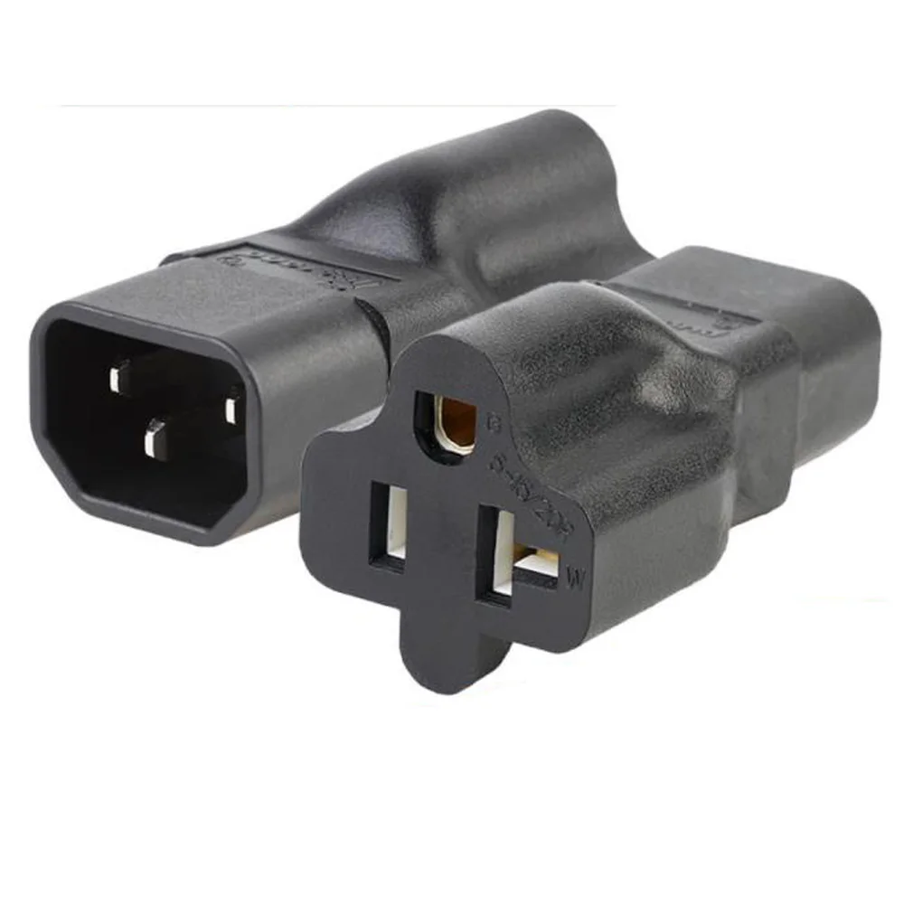 Черный ПВХ медь 10A/16A 250V IEC320-C14 to AU EU немецкий Франция Swiss US 5-15R 5-20R 6-15R 6-20R |