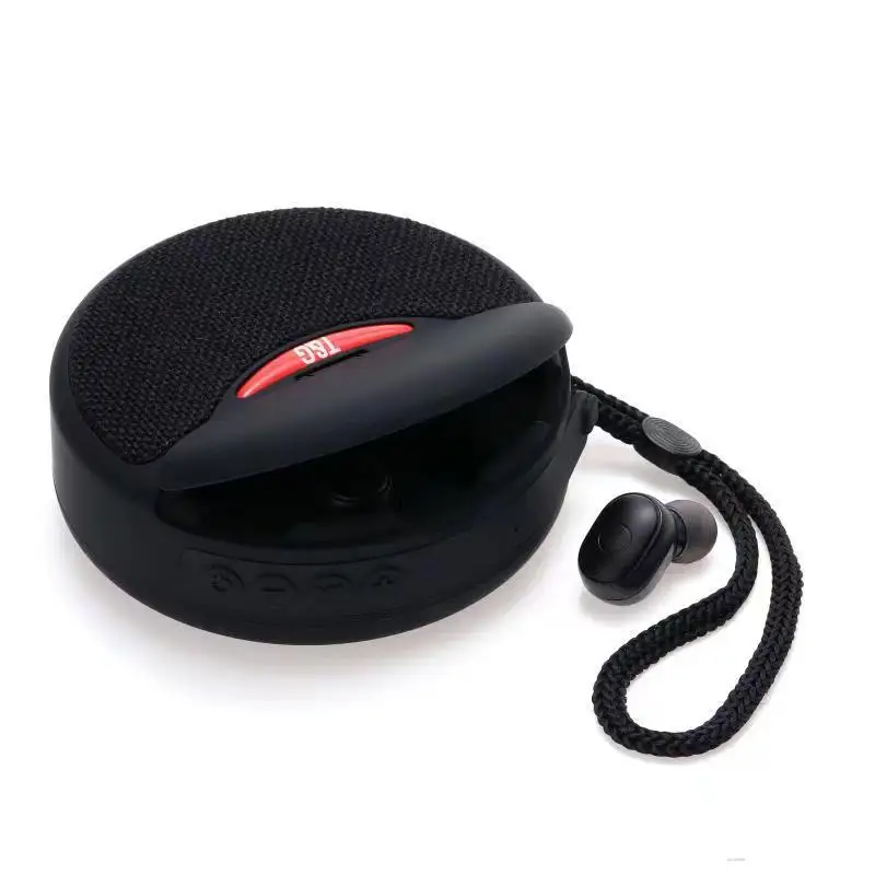 

2021 New TG808 TWS Bluetooth Headset Speaker Two-in-One 5.0 Stereo Earbuds Outdoor Sports In-Ear Headphones Handsfree Earphones