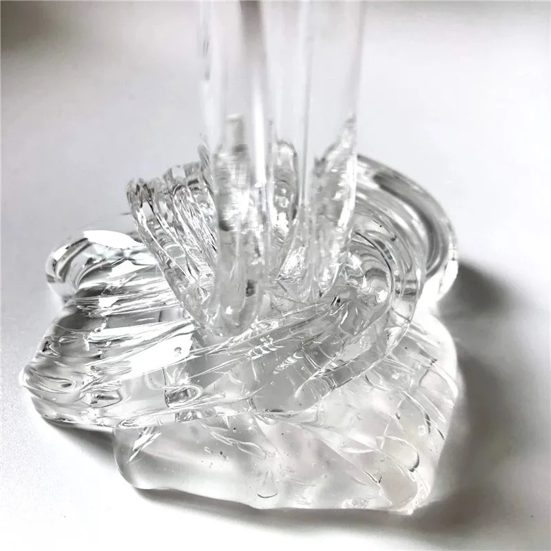 2021 Crystal Glue for Fluffy Putty Transparent Slimes Toys Cloud Slime Plasticine Clay Light Polymer Kid Antistress Toy Supplies | Игрушки и