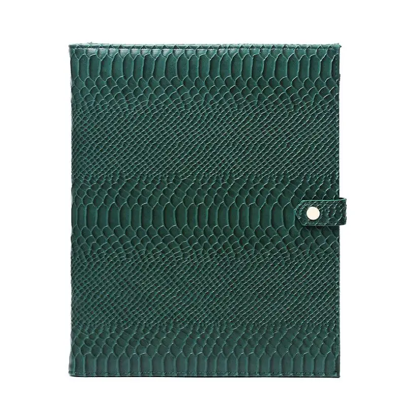 Новинка 2020 женские сумки блокнот Сумка для документов вышитый рисунок питона А4