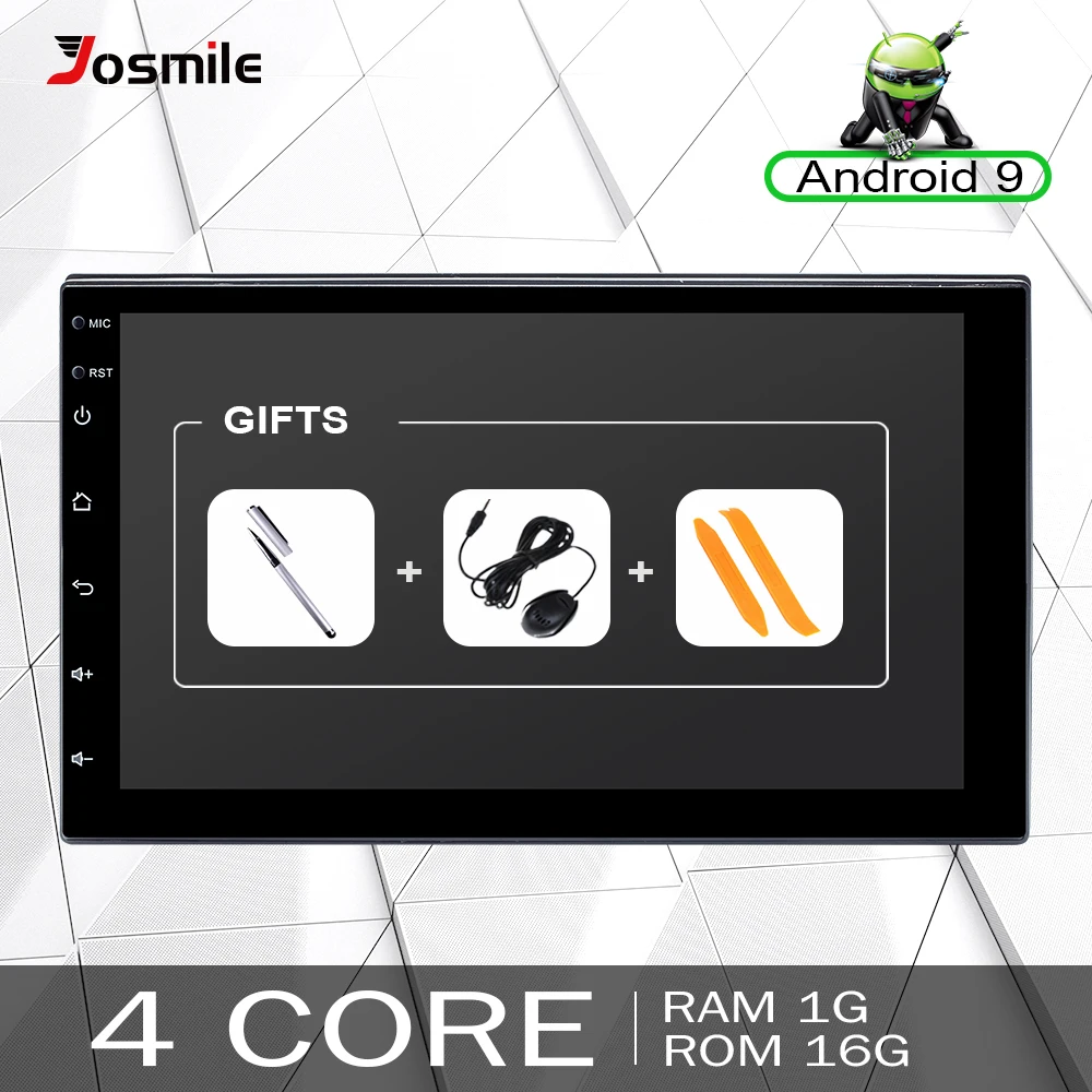 " 2G ram Android 9,0 Автомобильный Универсальный радио gps навигация Мультимедиа без dvd-плеер стерео аудио головное устройство для nissan WIfi камера
