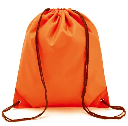 Дорожная домашняя одноцветная сумка для хранения на шнурке рюкзак Cinch Sack Tote |