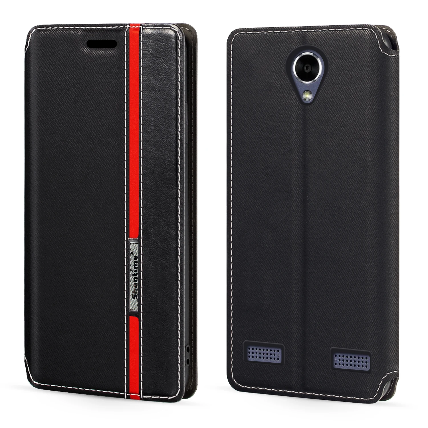 

For ZTE Blade A520 Case Fashion Multicolor Magnetic Closure Leather Flip Case Cover with Card Holder 5.0 inches