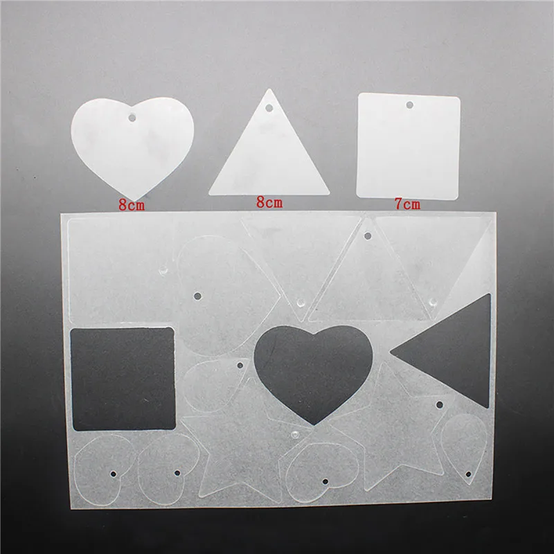 

2pcs DIY Shrink Blank Sheets Butterfly Leaf Flower Pattern Plastic Heat Shrink Film Handmade Charm Crafts Jewelry Making 29x20cm