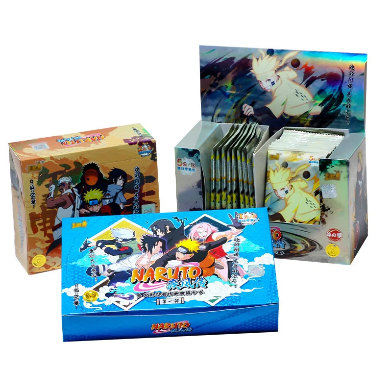 Лидер продаж коллекционная японская карточка из аниме narutoe коробка для игры