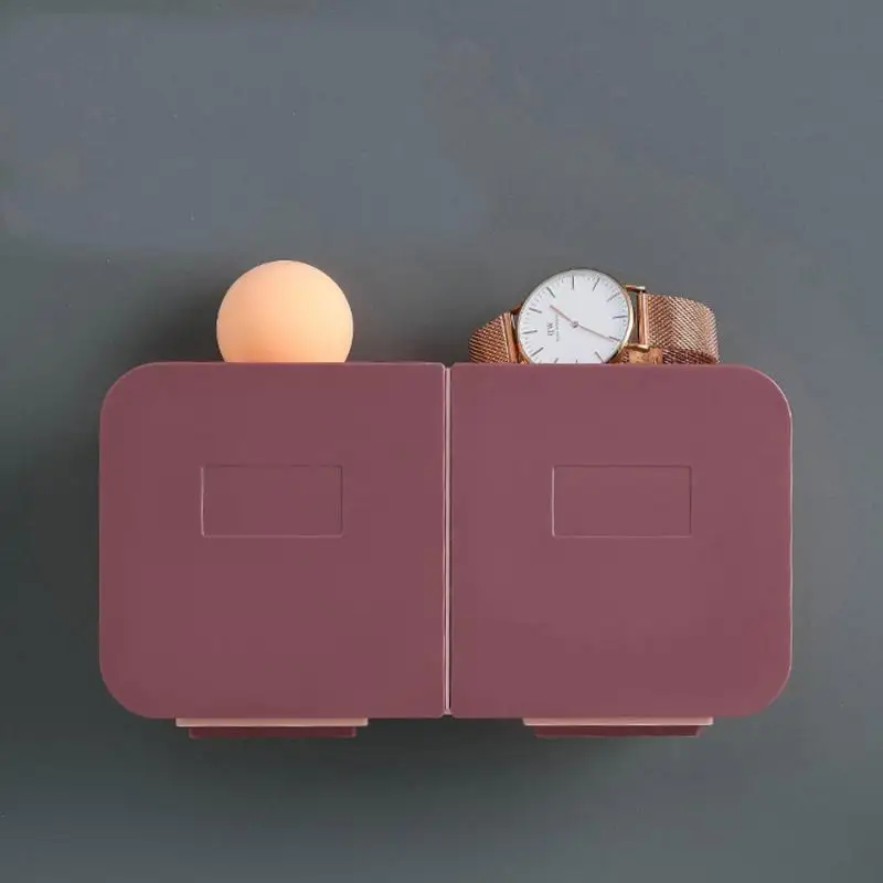 Ящики и корзины для хранения Настенная коробка ватных палочек контейнер