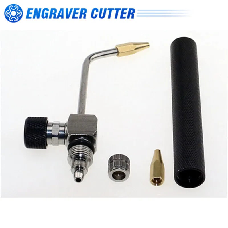 Универсальная газовая горелка оксигидроген Пламенный пистолет с 3 насадками для