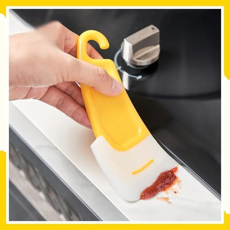 

Silicone Heat Resistant Cleaning Flexible Scraper Beef Meat Egg Kitchen Scraper Non-stick Wide Pizza Cooking Tools Shovel