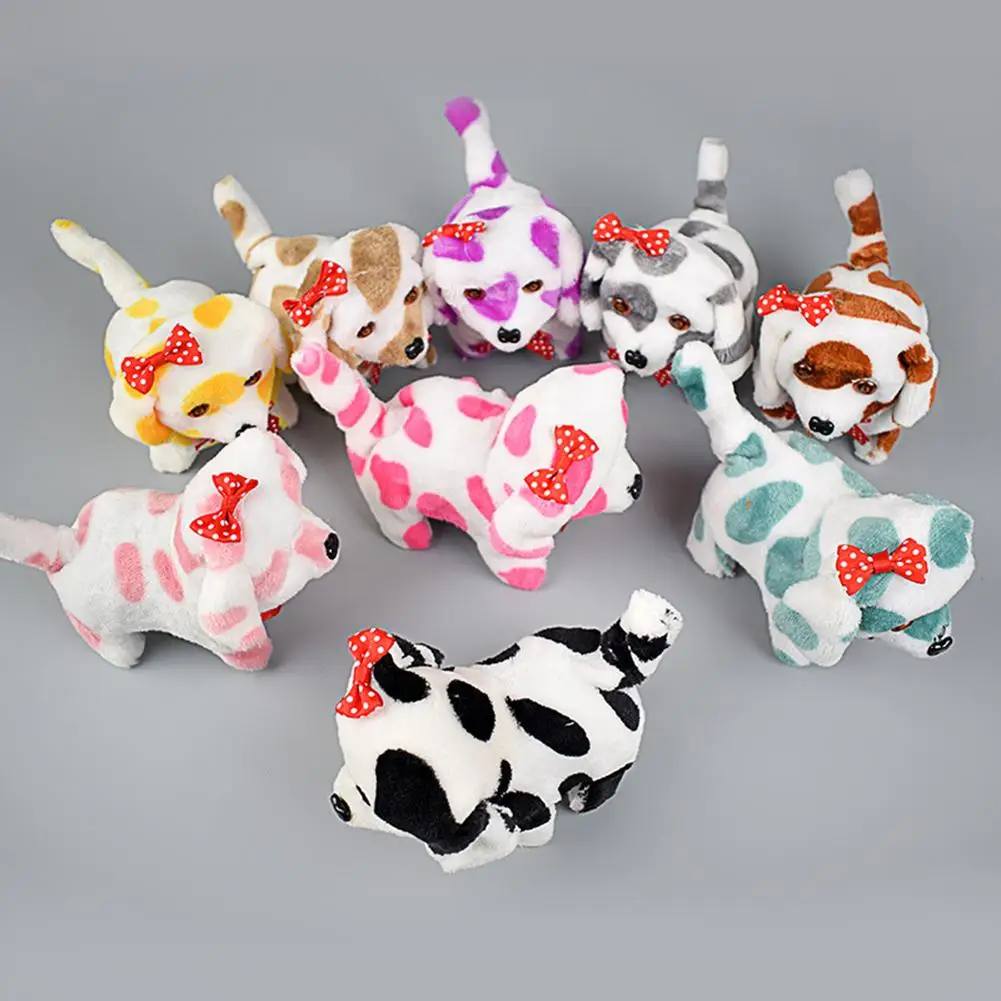 

Детская электрическая игрушка для собак, милый плюшевый светодиодный светильник для собак, глаза для прогулок, лай, щенок, детская игрушка в...