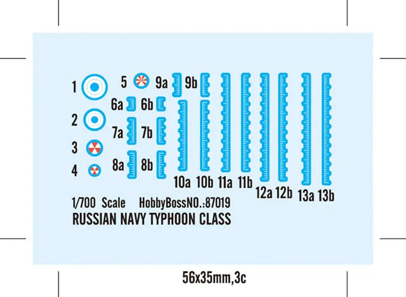 Фото 1:700 подводная лодка класса Тайфун, пластиковая Сборная модель военного корабля, статическая модель для строительства №5