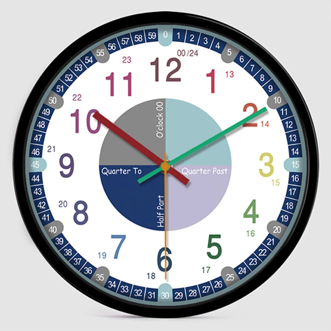 Большие настенные часы металлические бесшумные для гостиной современные дома