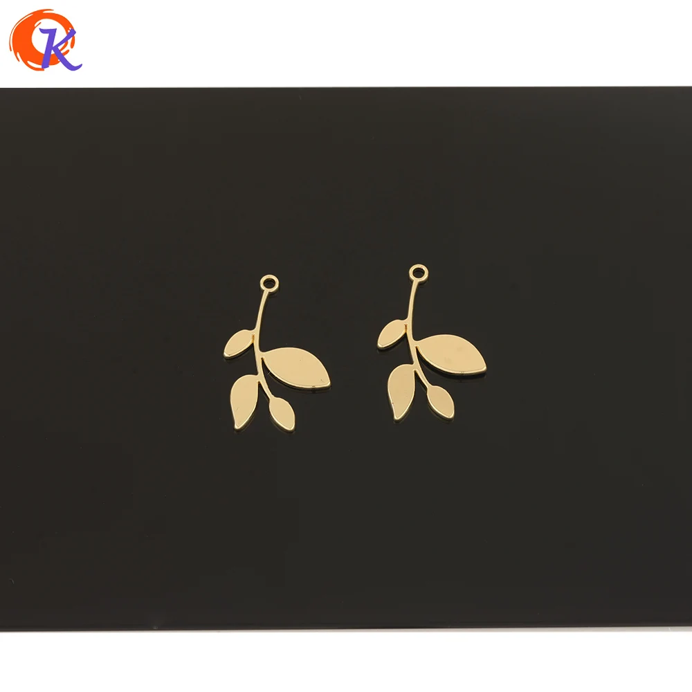 

Cordial Design 100Pcs 15*24MM DIY Pendant/Jewelry Accessories/Hand Made/Leaf Shape/Earring Findings/Connectors/Charms Making