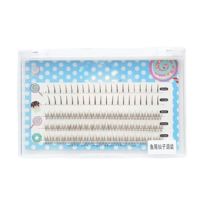 Набор отдельных ресниц для наращивания я-форма накладные ресницы Объемные