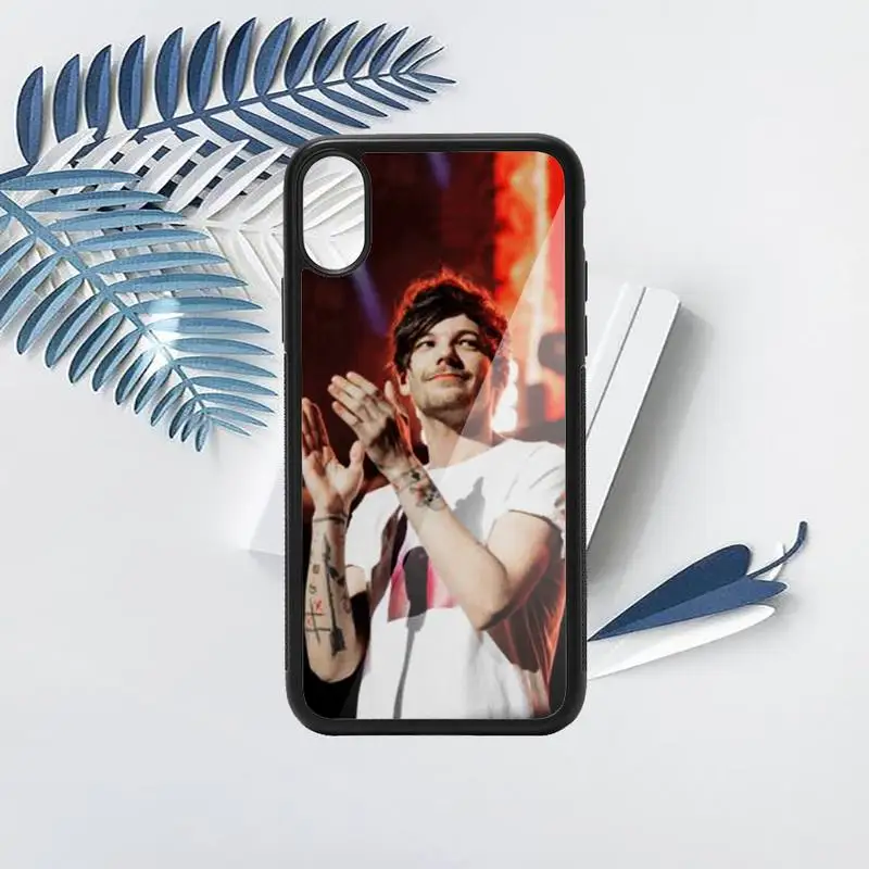 

Louis Tomlinson one direction band high quality luxury Phone Case PC for iPhone 11 12 pro XS MAX 8 7 6 6S Plus X 5S SE 2020 XR