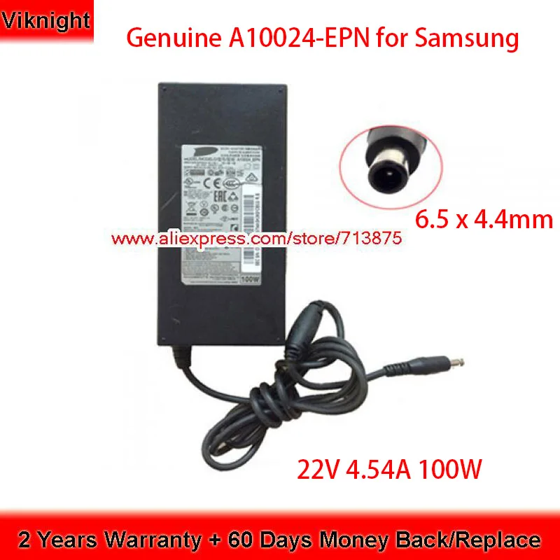

Genuine A10024_EPN A10024-EPN 22V 4.54A AC Adapter A10024EPN for Samsung CHG70 GAMING MONITOR SE790C SE790C-4 LS34E790