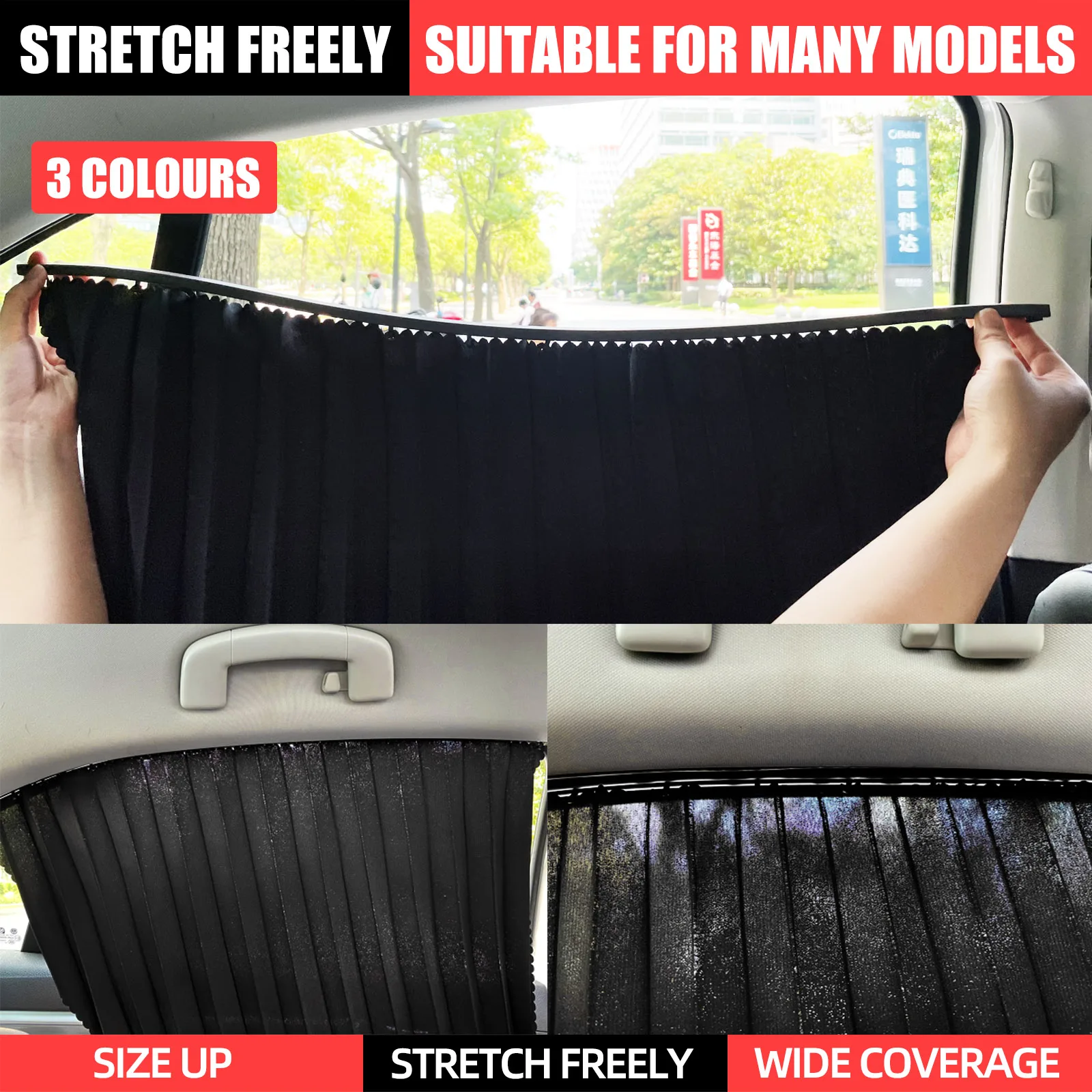 

Car Magnet Side Window Sunshade Anti-UV Curtain Auto Rear Windshield Sun Block For Toyota Honda Nissan Audi BMW Fiat Ford Focus