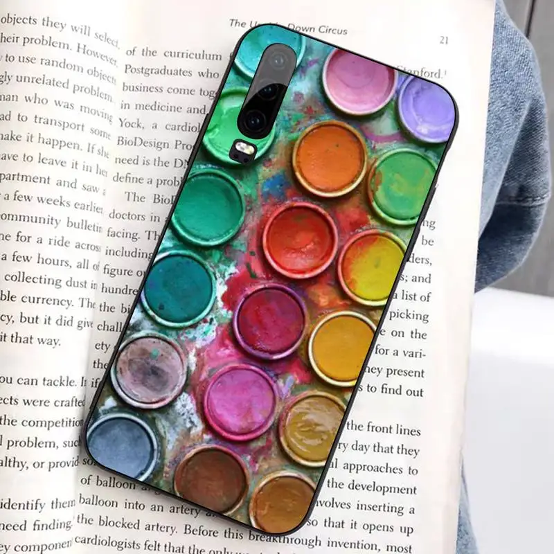 Набор цветных акварельных красок TOPLBPCS чехол для телефона Huawei Honor 8x9 10 20 в 30 pro lite view