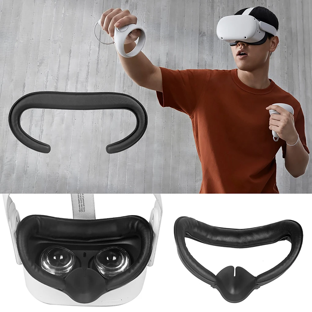 

6pcs Eye Mask Cover For Oculus Quest 2 VR Glass Cover Sweatproof Lens Cushion Protector Eye Cover Pad for Oculus Quest 2