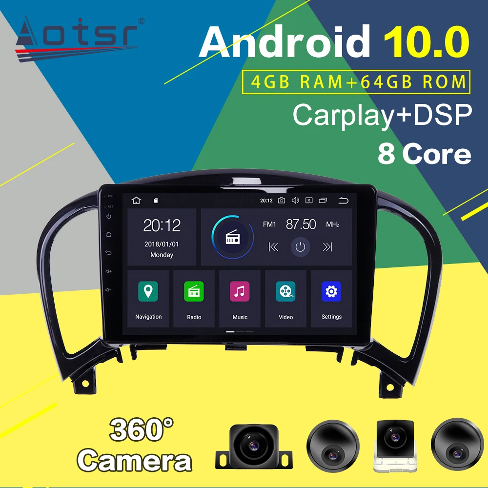 Автомобильный GPS навигатор для Infiniti ESQ Nissan Juke 2011 18 Android радио магнитола