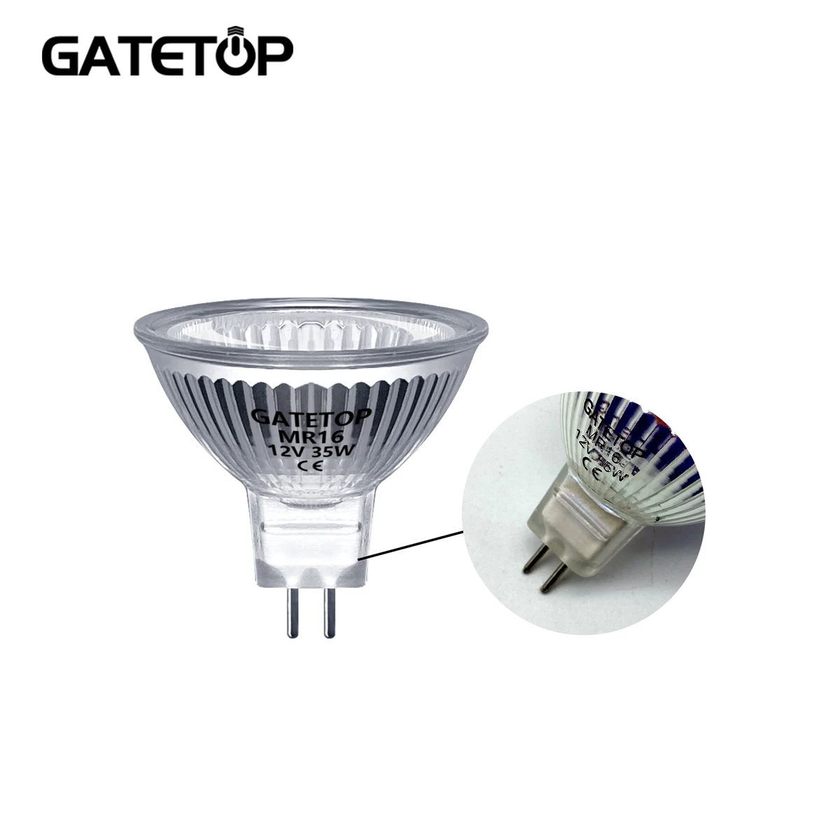 

Spotlight Halogen Lamp MR16 35W 12V Energy Saving GU5.3 Hot Size
