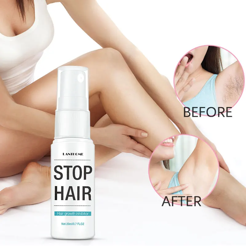 

20ml Natural Hair Removal Cream Spray Body Hair Depilatory Beard Bikini Legs Armpit Permanent Painless Hair Remover Cream Spray
