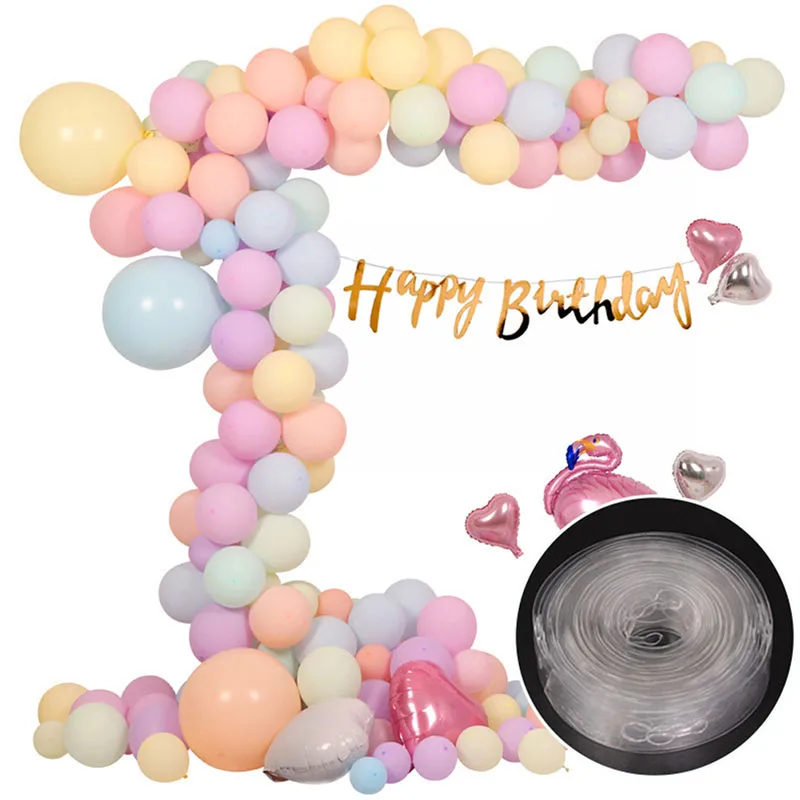 Лента для воздушных шаров сделай сам прозрачная свода украшения торта