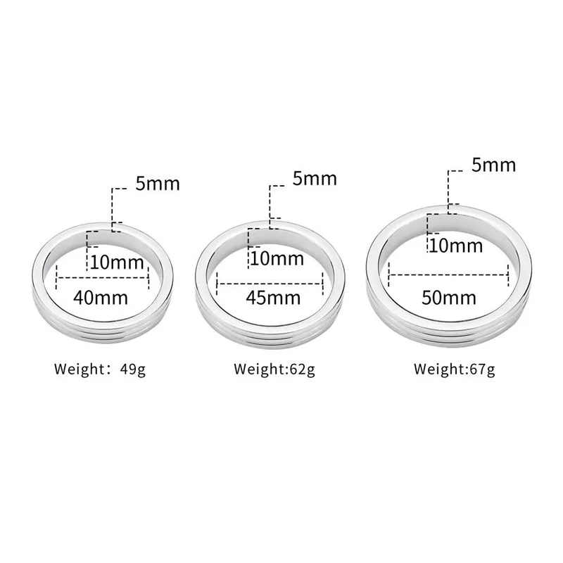 Кольцо на пенис металлические игрушки член вибрирующее регулируемое кольцо для