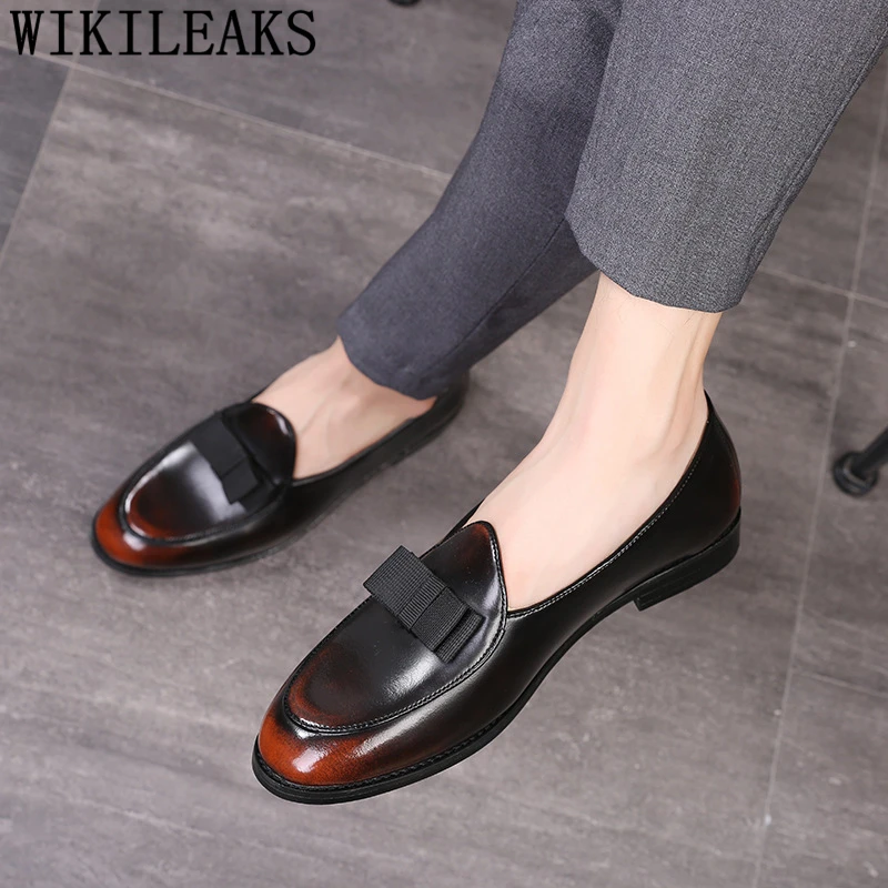 Модные мужские кожаные туфли деловые оксфорды итальянская обувь свадебные