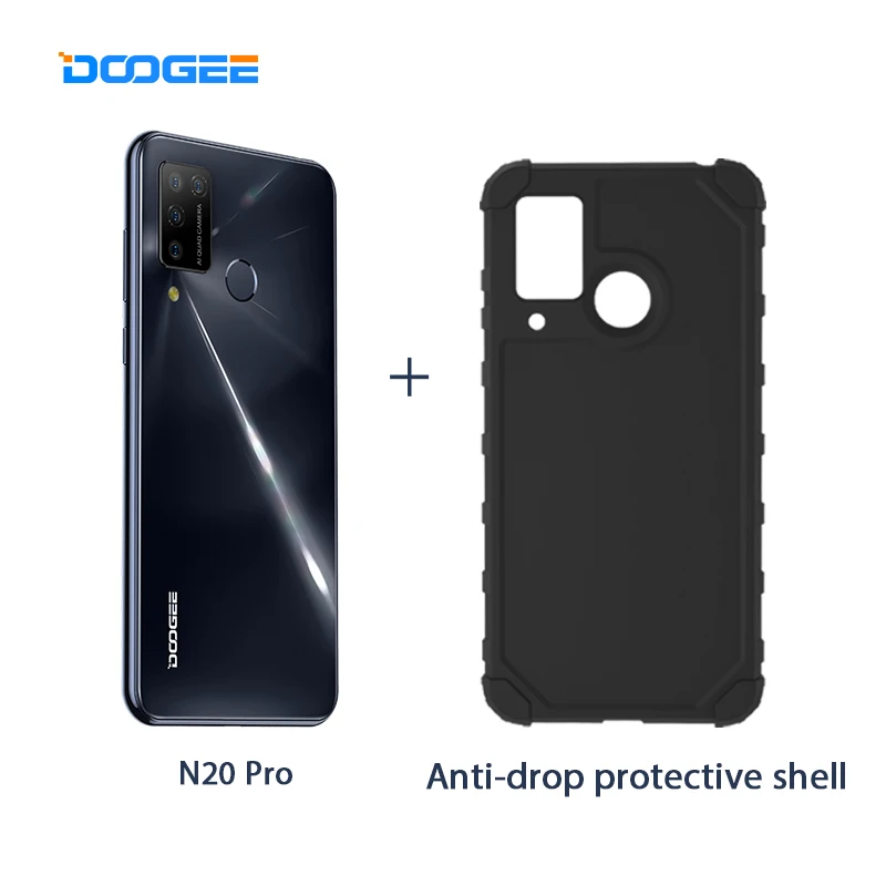 new 2021 doogee telephone protect case for doogee n20 pro n30 moblie phone case soft silione back cover sport drop proof free global shipping