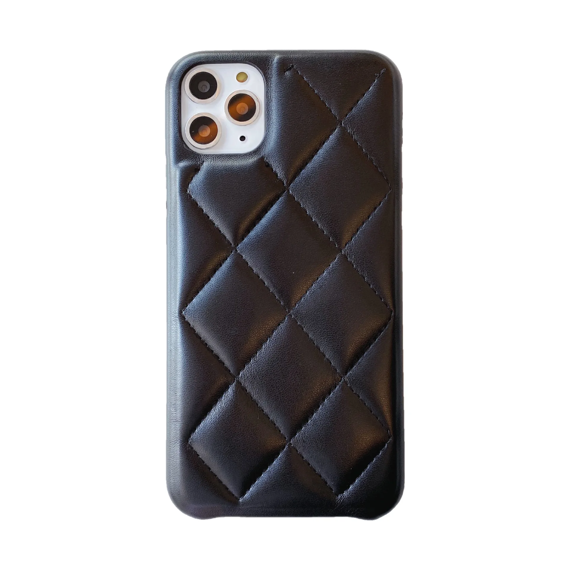 

Suitable for iPhone11 pro 7/8plus mobile phone case Apple lambskin diamond protective cover high-grade leather for phone cases