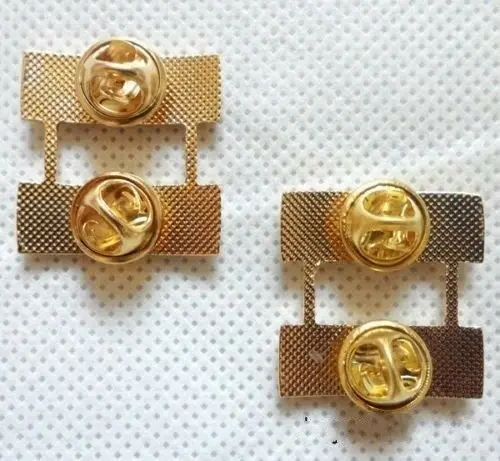 Пара WW2 Униформа американского армейского официанта капитан ранг INSIGNIA Нагрудный
