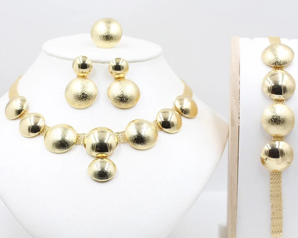 Vic doria африканская Невеста Дубай кристалл ювелирный набор большое ожерелье