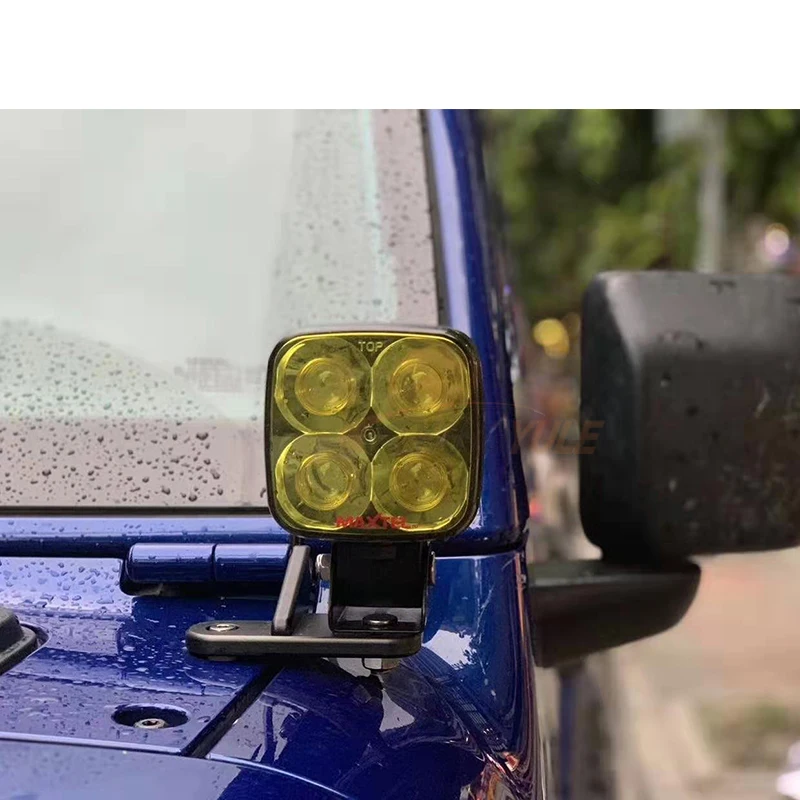 Car A-Pillar Light Bracket Mount Holder for LED Bar Work Lights Fit Jee-p Wrangl-er JL 2018 2019 | Автомобили и мотоциклы