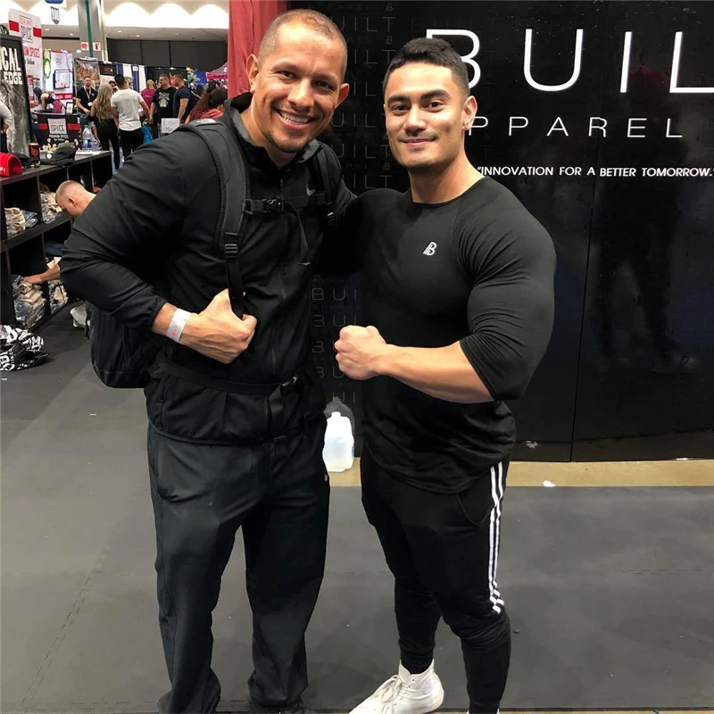 Рубашка мужская Спортивная быстросохнущая из хлопка с длинным рукавом | Спорт и