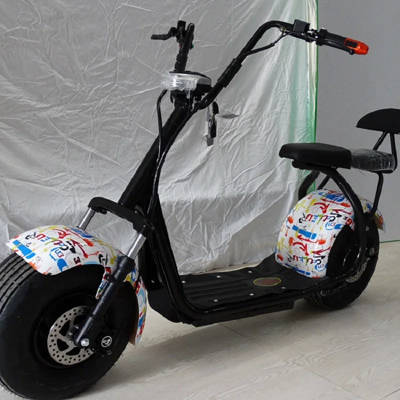 

Электрические Мотоциклы 60V 20A 1000W Автомобильные аксессуары Кемпинг Citycoco литиевая батарея скутер много цветов модный и популярный