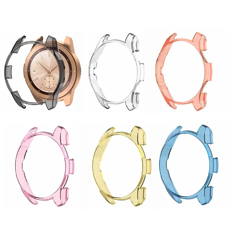 Подходит для samsung Galaxy Watch 42 мм Защитная крышка прозрачная крышка Pc материал