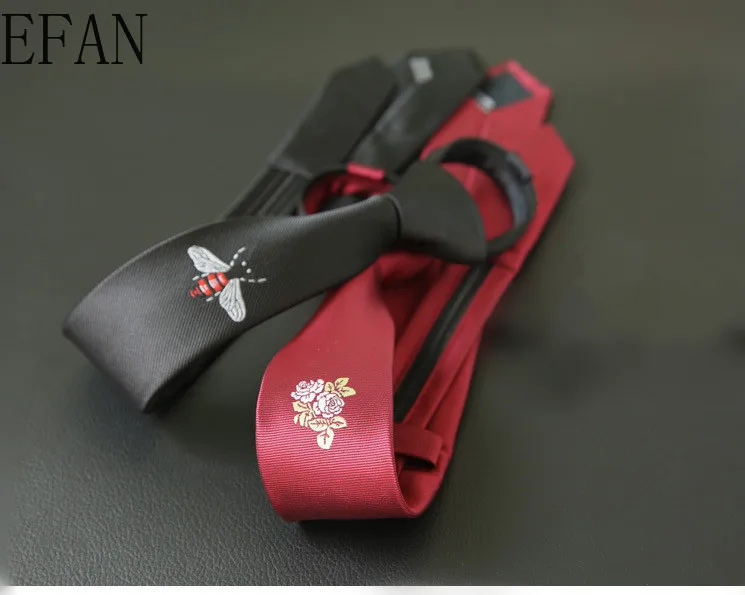 Узкие тонкие галстуки 5 см модные взрывобезопасные деловые мужские узкие строгие