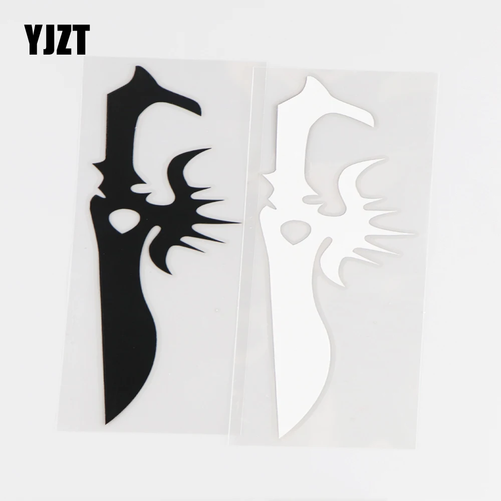 

YJZT креативная и изысканная Автомобильная наклейка 4,6 см × 15,0 см Виниловая наклейка для украшения кузова мультяшное оружие Быстрый нож 1C-0162