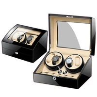 46 automatic watch winder box collection display silent motor usukaueu plug wristwatch storage box luxury remontoir montre