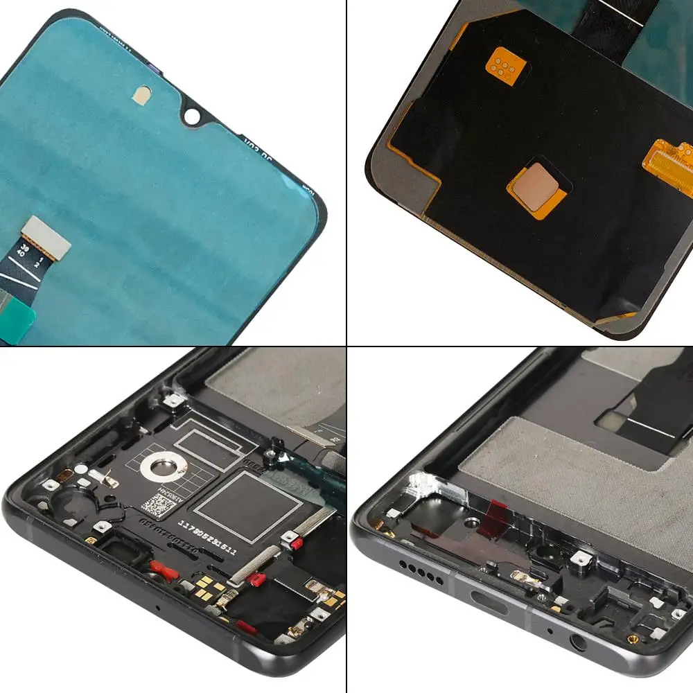 Pantalla OLED t&aacute;ctil para Huawei P30, piezas de repuesto de digitalizador LCD, ELE-L29 ELE-L09-4