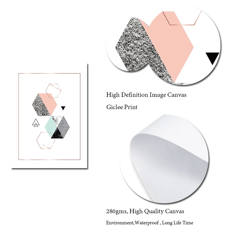 Минималистичный Большой абстрактный настенный художественный холст