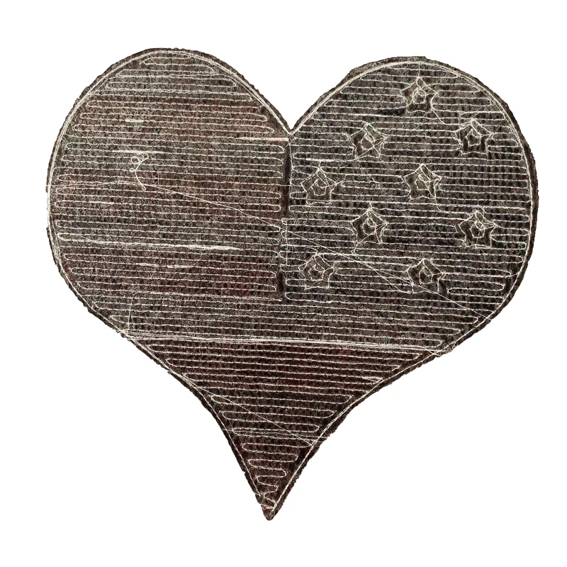 

Sequins Heart BadgeS National flag Embroidery patch Clothing Accessories Wholesale Patches Badges on backpack iron on patches