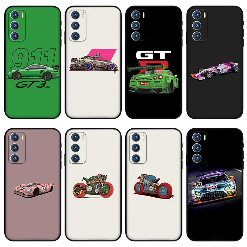 

Cartoon car phone case for oppo Reno 4 6 pro Puls Z Silicone case for oppo realme GT Q3 Q2 GTneo X7 X50 pro