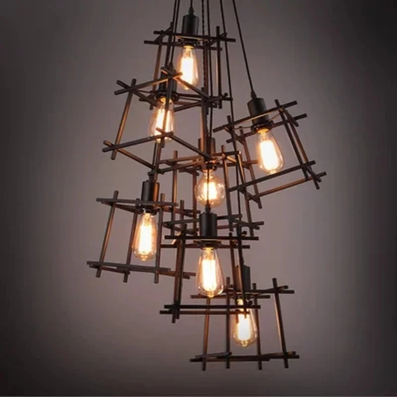 Винтажные потолочные светильники luminaria de teto для гостиной спальни американский