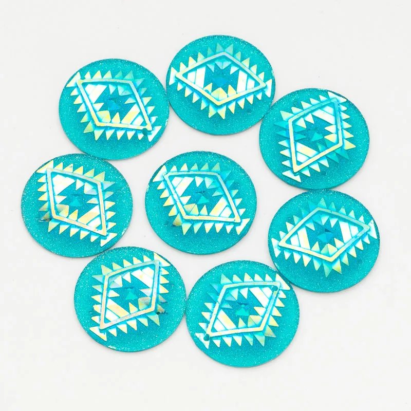 Taidian плоская обратная сторона смолы пришить Rhinstone для родного бисера серьги 20